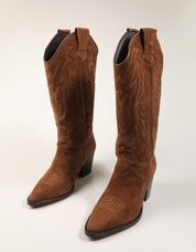 BOTAS VEXED ROXANA SERRAJE MARRON en color Marron