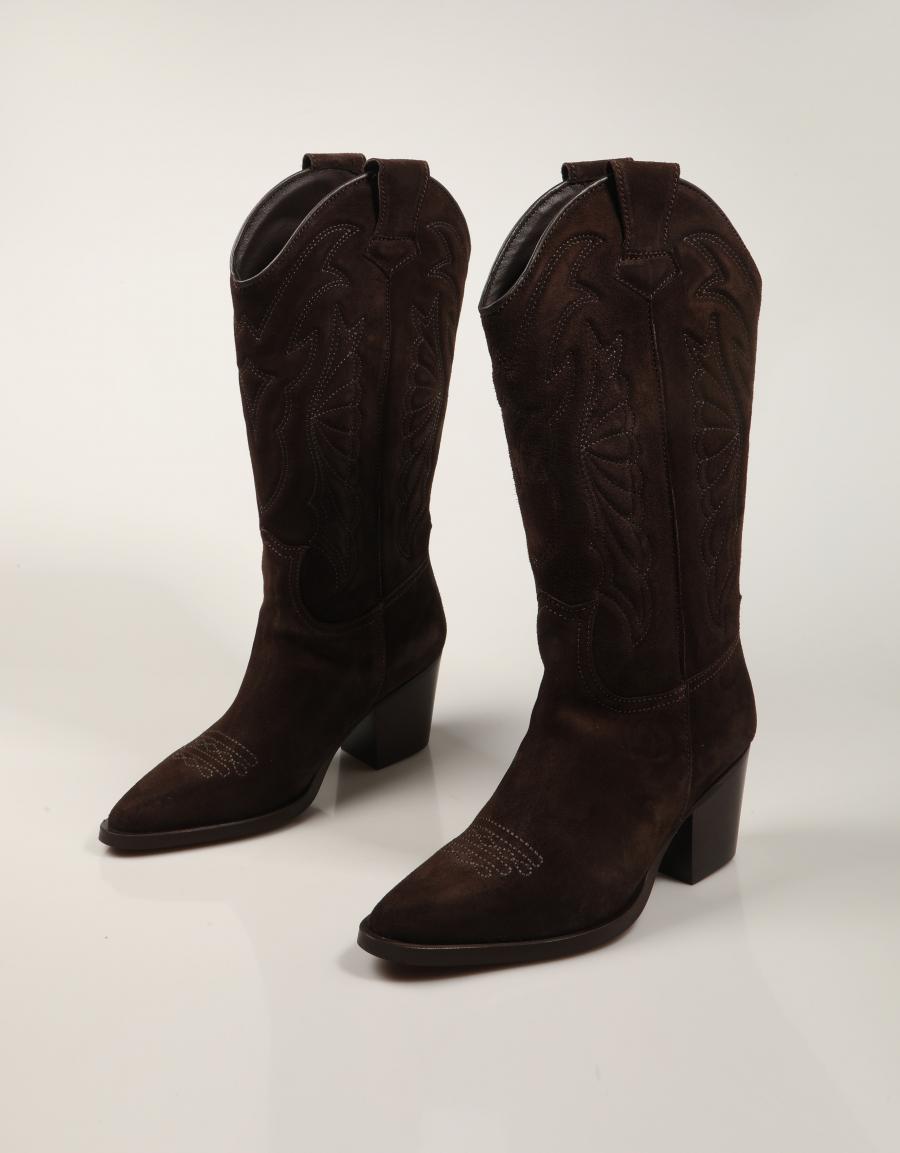 BOTAS VEXED ROXANA SERRAJE CHOCOLATE en color Marron