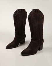 BOTAS VEXED ROXANA SERRAJE CHOCOLATE en color Marron