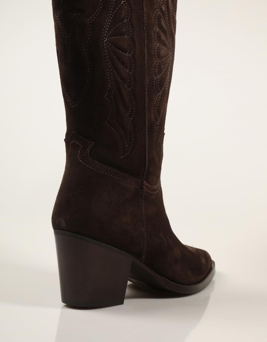 BOTAS VEXED ROXANA SERRAJE CHOCOLATE en color Marron