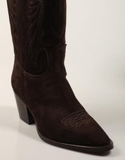 BOTAS VEXED ROXANA SERRAJE CHOCOLATE en color Marron