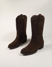 BOTINES TOP 3 BOTIN CAMPERO MOKA en color Marron