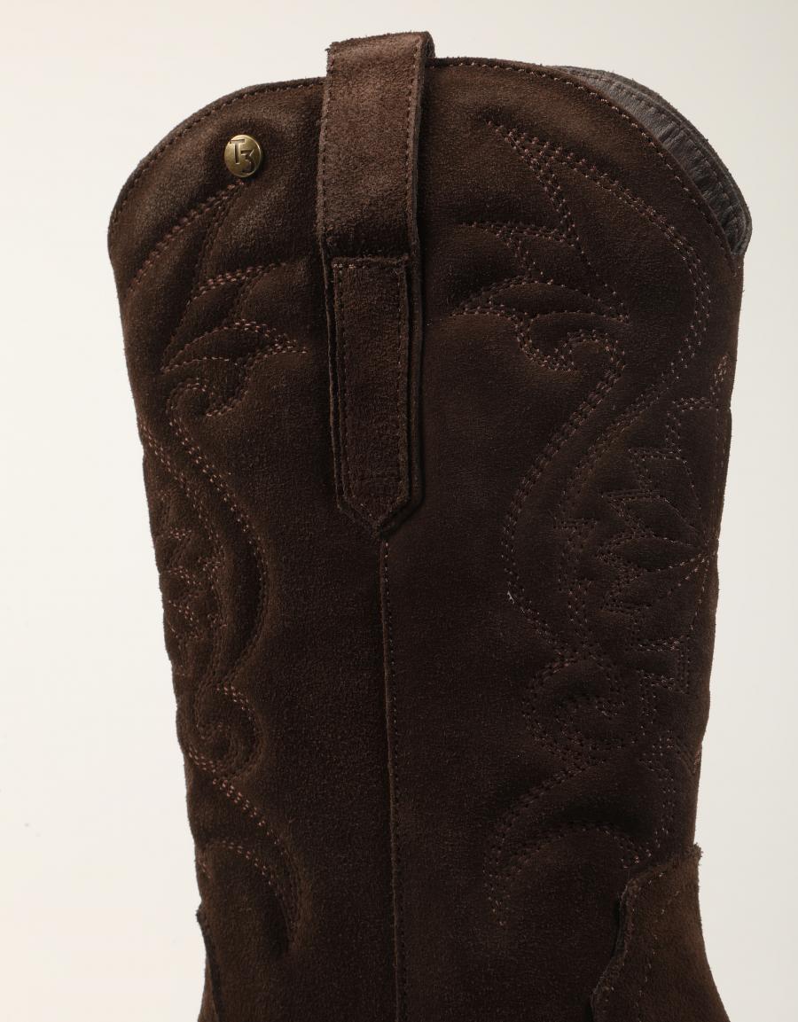 BOTINES TOP 3 BOTIN CAMPERO MOKA en color Marron