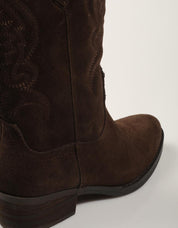 BOTINES TOP 3 BOTIN CAMPERO MOKA en color Marron