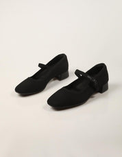 ZAPATOS CARMINA HILTON MARY JANE BLACK en color Negro