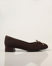 ZAPATOS CARMINA HILTON BAILARINA TACÓN BROWN en color Marron