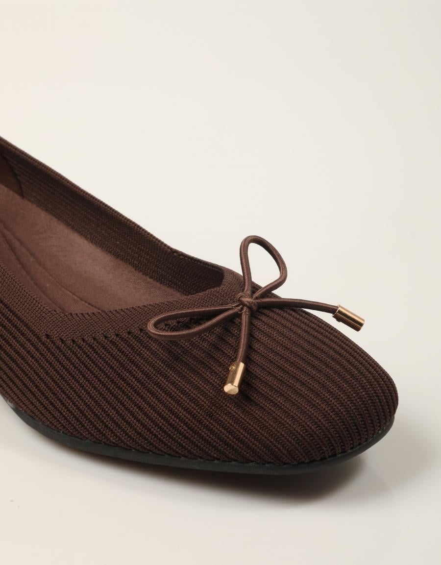 ZAPATOS CARMINA HILTON BAILARINA TACÓN BROWN en color Marron