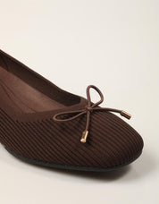 ZAPATOS CARMINA HILTON BAILARINA TACÓN BROWN en color Marron