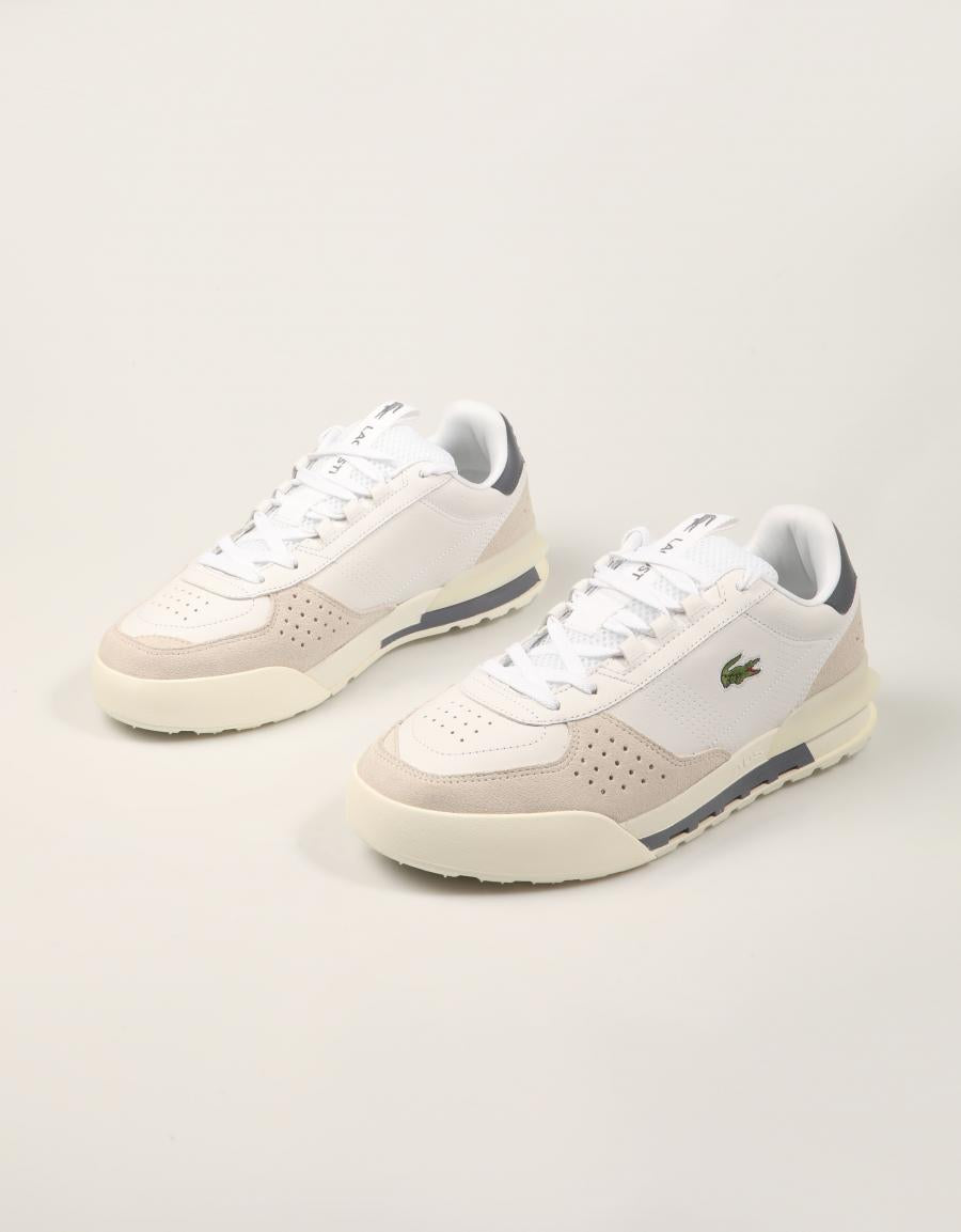 ZAPATILLAS LACOSTE SLAM BREAK WHITE-BLUE en color Blanco