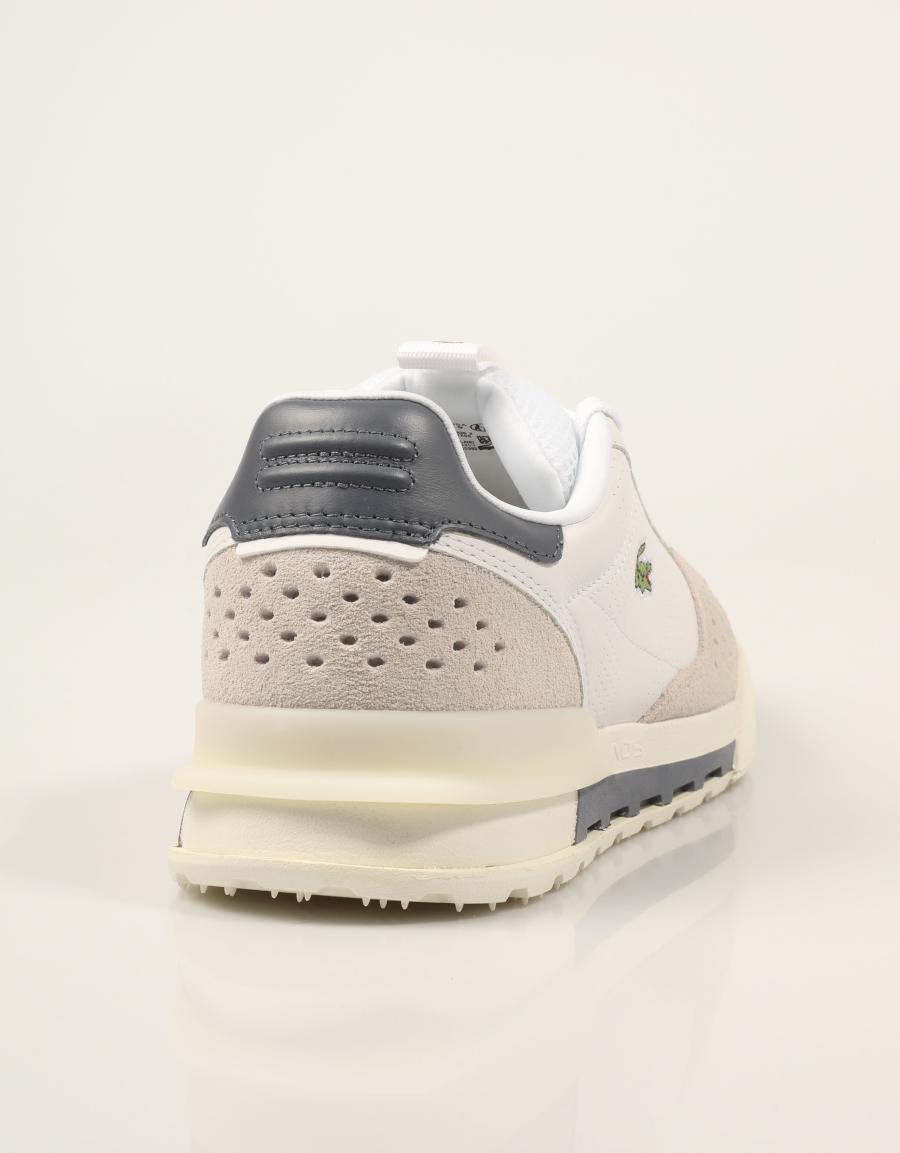 ZAPATILLAS LACOSTE SLAM BREAK WHITE-BLUE en color Blanco