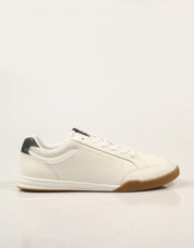 ZAPATILLAS TOMMY HILFIGER LOW PROFILE ECRU FM0FM06097 en color Blanco