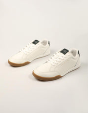 ZAPATILLAS TOMMY HILFIGER LOW PROFILE ECRU FM0FM06097 en color Blanco