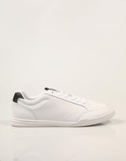ZAPATILLAS TOMMY HILFIGER LOW PROFILE WHITE/BLACK FM0FM06097 en color Blanco