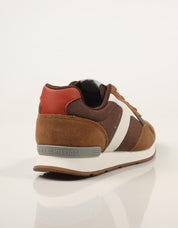 ZAPATILLAS TOMMY HILFIGER RUNNER COCONUT FM0FM06111 en color Marron