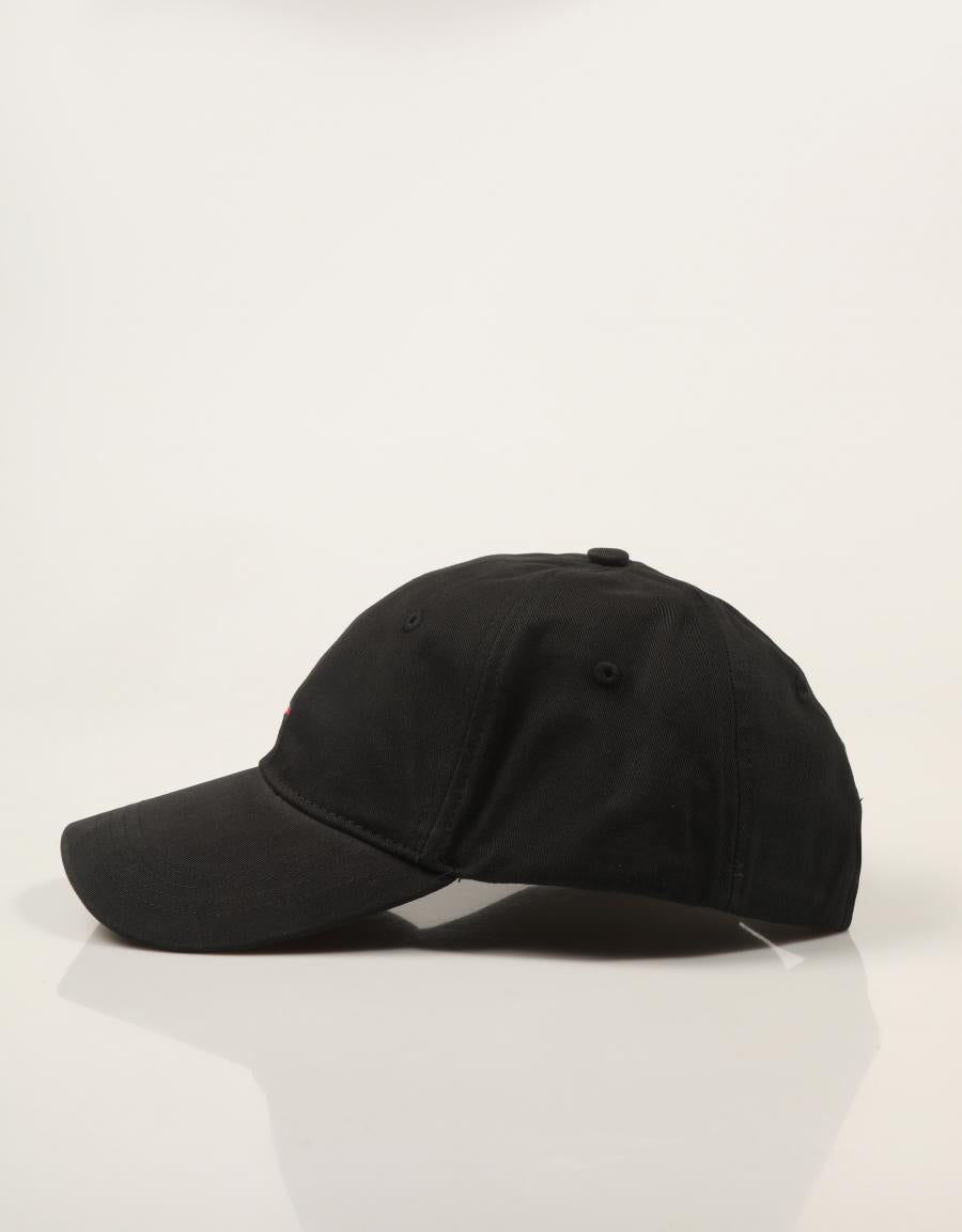 GORRA TOMMY HILFIGER FALG 85 BLACK AM0AM12531 en color Negro