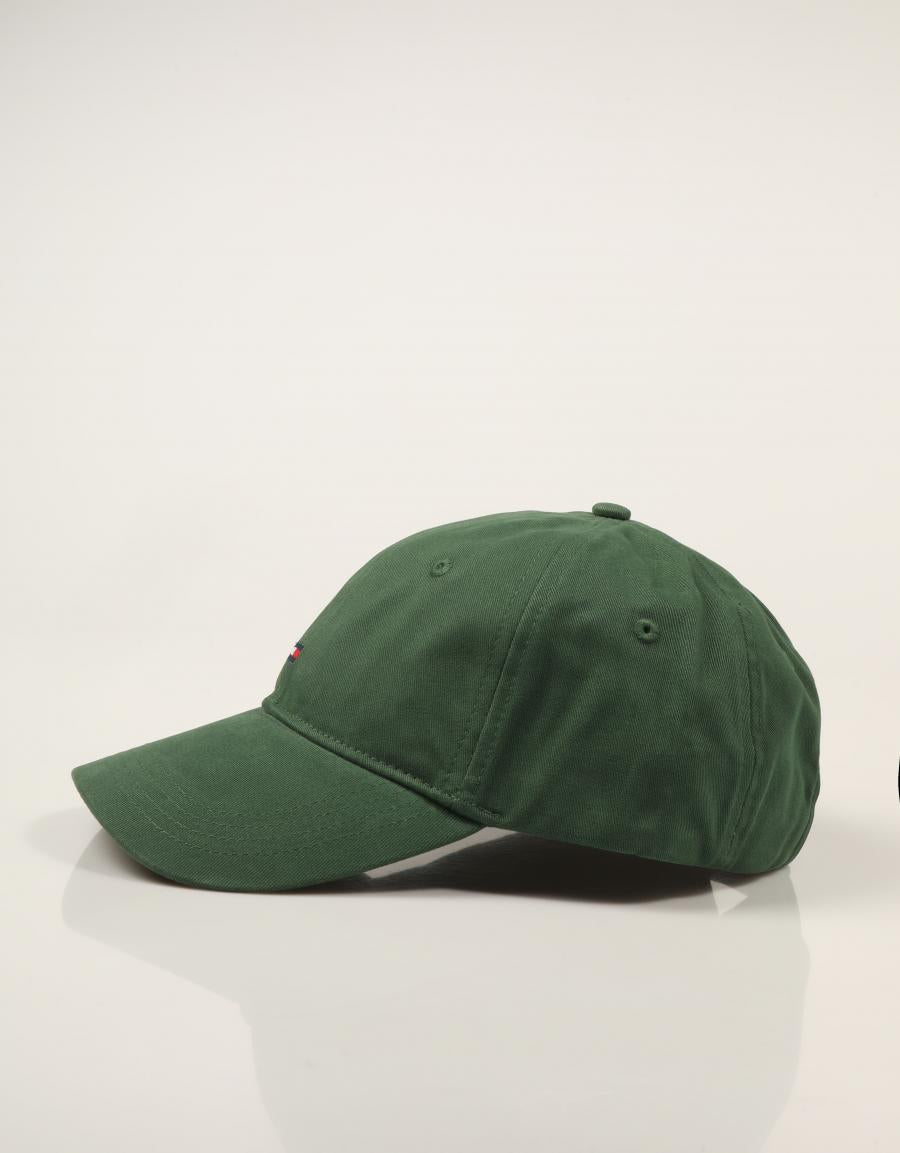GORRA TOMMY HILFIGER FALG 85 GREEN AM0AM12531 en color Kaki