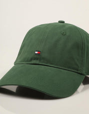 GORRA TOMMY HILFIGER FALG 85 GREEN AM0AM12531 en color Kaki