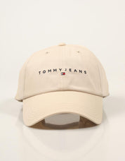 GORRA TOMMY HILFIGER LOGO CAP BEIGE AM0AM12958 en color Beige