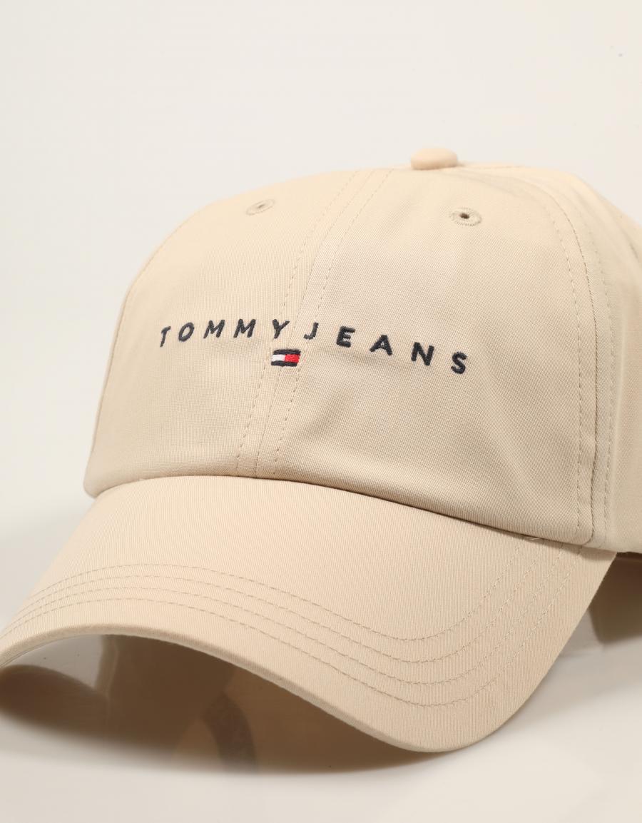 GORRA TOMMY HILFIGER LOGO CAP BEIGE AM0AM12958 en color Beige
