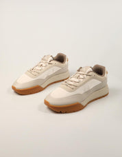 ZAPATILLAS CALVIN KLEIN TOOTHY RUN DK ECRU HM0HM02390 en color Beige