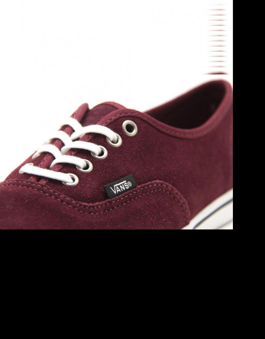 Vans authentic hotsell lo pro rouge