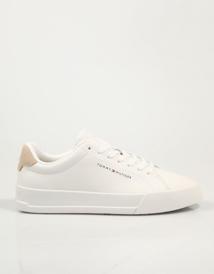 TOMMY HILFIGER Th Court Leather Grain Ess Ice Blue