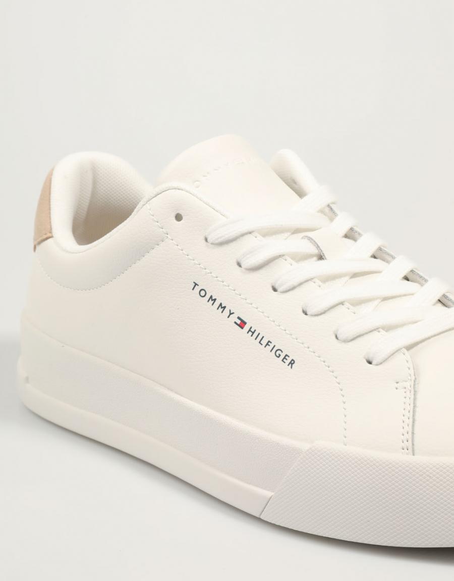 TOMMY HILFIGER Th Court Leather Grain Ess Gelo