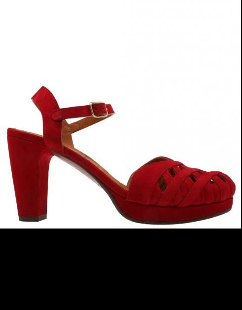 GAIME en Rojo Serraje sandals Chie Mihara originales