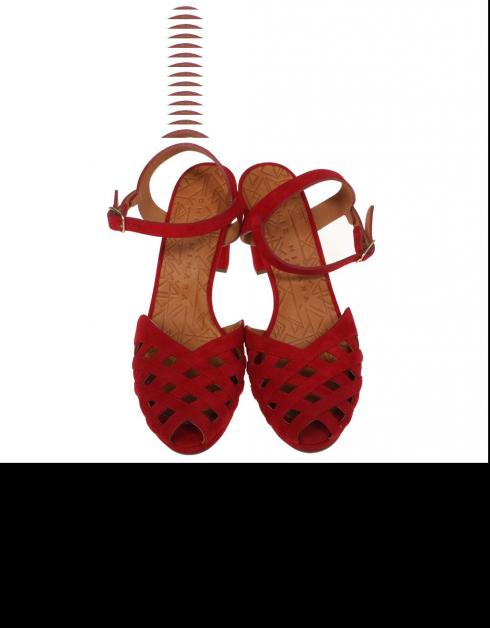 GAIME en Rojo Serraje sandals Chie Mihara originales