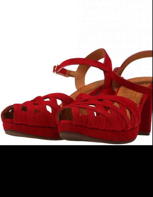 GAIME en Rojo Serraje sandals Chie Mihara originales