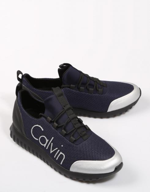 RITZY en Negro Lona  sapatilhas Calvin Klein originales