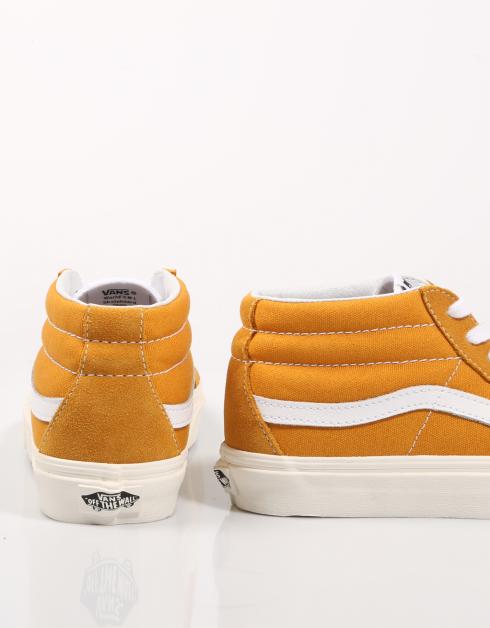 vans mid top mujer blanco