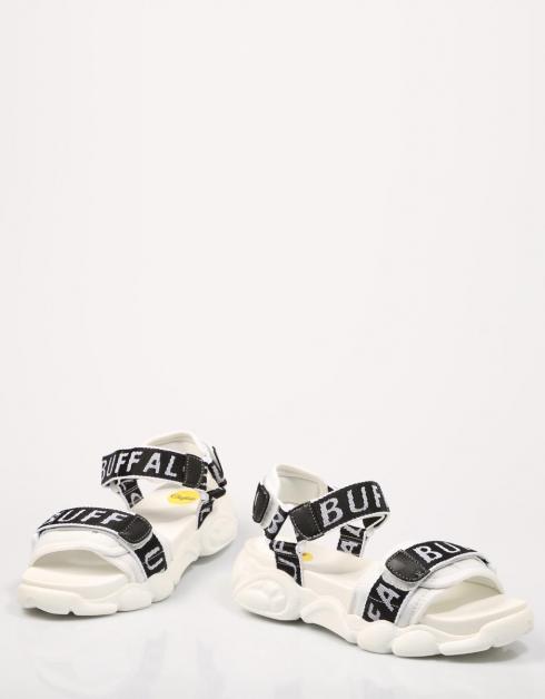 Letter Print Black Sports Sandals - Negative Apparel